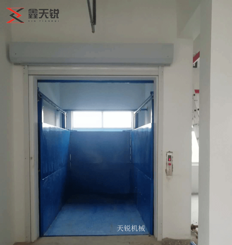 青岛上货专用导轨式升降货梯
